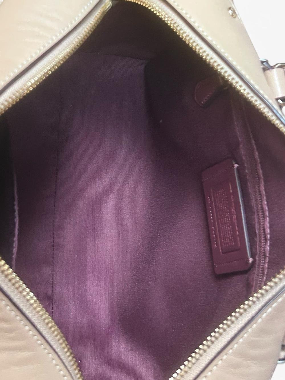 COACH Elevated Leather Ivie Bennett Satchel/Crossbody w/Matching Wallet - Picture 9 of 16